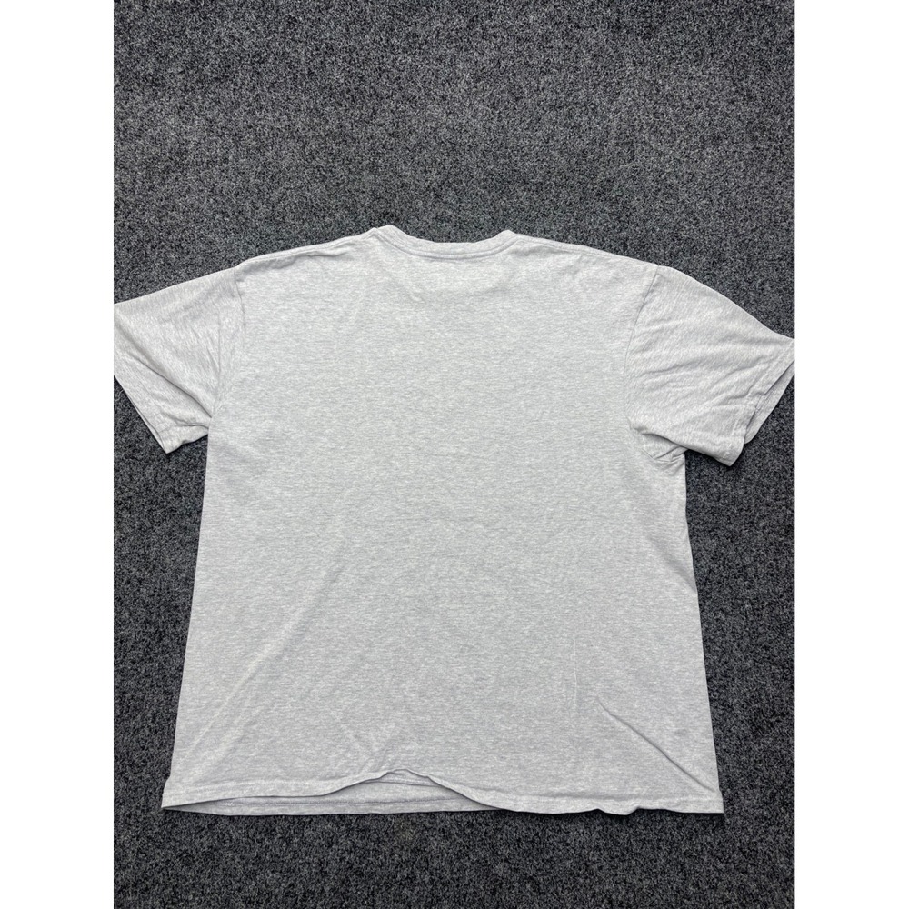CSG Mens 2XL Heather Gray Short Sleeve 100% Cotton Crewneck T-Shirt Basic Tee - Picture 3 of 5